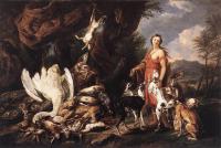 Fyt, Jan - Diana with Her Hunting Dogs beside Kill